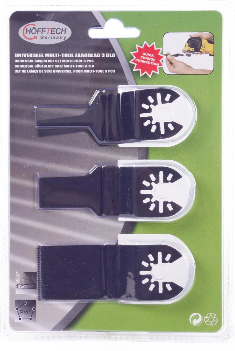 Hofftech Multitool Zaagblad 10 Mm - 20 Mm - 35 Mm 15 Hofftech Multitool Zaagblad 10 Mm - 20 Mm - 35 Mm - Afbeelding 15