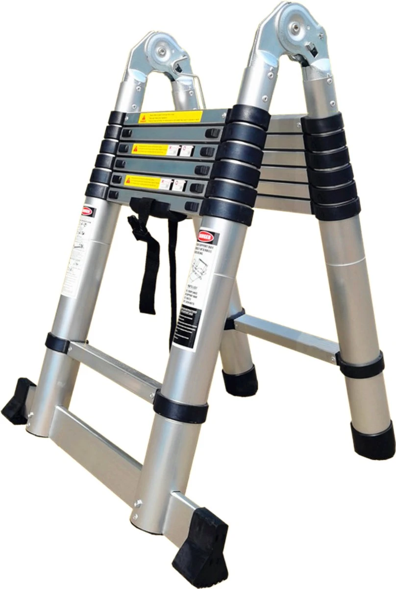 Truskore® Multifunctionele Telescopische Ladder 3.2 Meter - Incl. Draagtas - Aluminium - Telescoop Ladder - Stevig & Vertrouwd 3 Truskore® Multifunctionele Telescopische Ladder 3.2 Meter - Incl. Draagtas - Aluminium - Telescoop Ladder - Stevig & Vertrouwd - Afbeelding 3