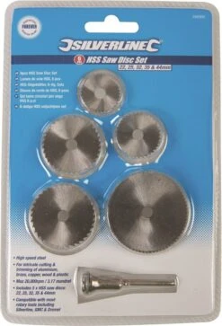Silverline HSS Snijschijven Set - Ø 22 T/m 44 Mm - 6 Delig -Makita || Merkloos || Stanley Verkoopwinkel 816x1200 8