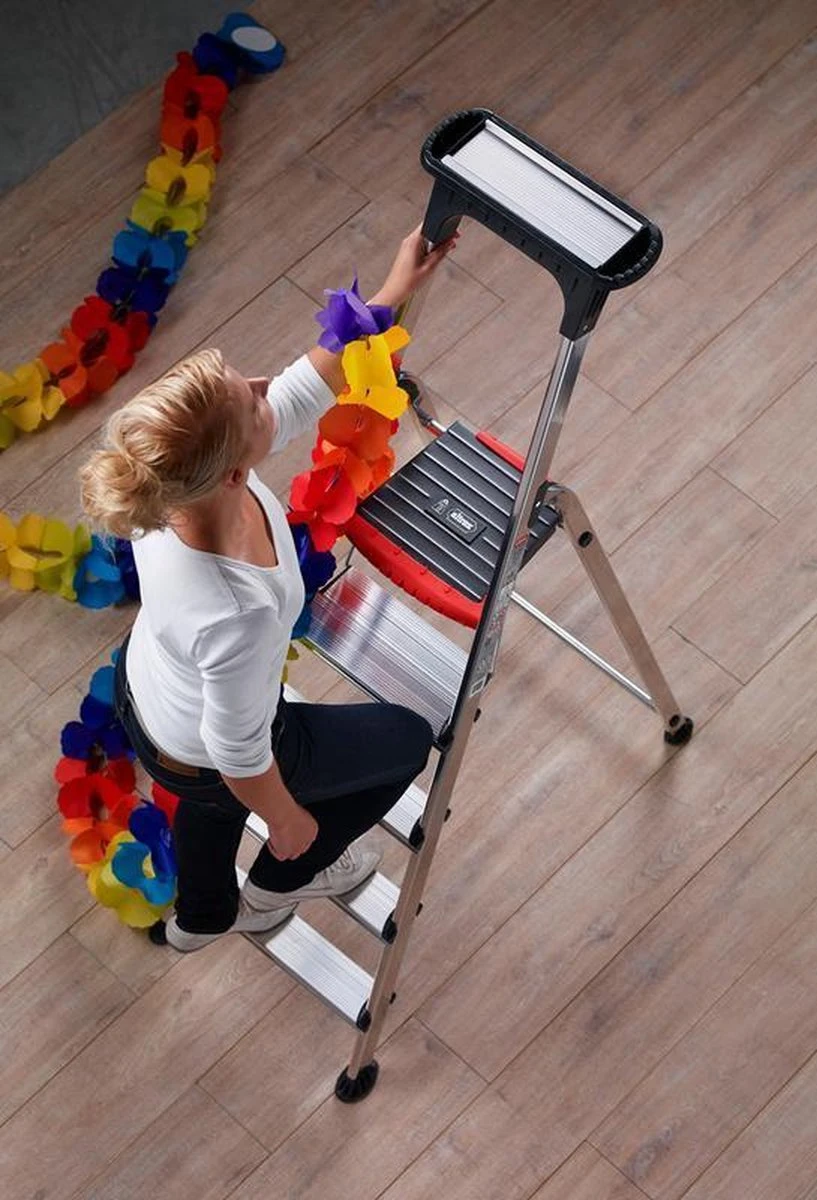 Altrex Double Decker 6 Treeds - Huishoudtrap - Werkhoogte 3.25m 7 Altrex Double Decker 6 Treeds - Huishoudtrap - Werkhoogte 3.25m - Afbeelding 7