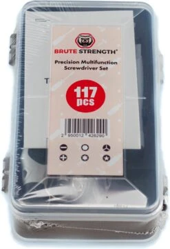 Brute Strength - 117 Delige Precisie Schroevendraaierset Magnetisch - Gereedschapset- Schroevendraaiers Klein - Bitset Met Torx - Cadeau Voor Man -Makita || Merkloos || Stanley Verkoopwinkel 820x1200