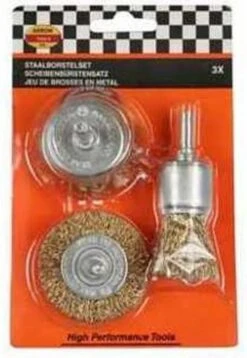 Topgear Staalborstelset Met Stift 6 Mm T.b.v. Boormachine - 3 Delig -Makita || Merkloos || Stanley Verkoopwinkel 827x1200 3