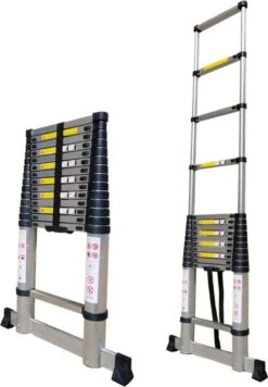 Truskore® Telescopische Ladder 4.4 Meter - Incl. Draagtas - Aluminium - Telescoop Ladder - Stevig & Vertrouwd -Makita || Merkloos || Stanley Verkoopwinkel 832x1200