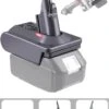 Merkloos Accu Adapter Geschikt Voor Dyson V8 Batterij V.02 - Geschikt Voor Makita 18V Li-Ion Accu BL1830 BL1850 BL1860 - Converter Geschikt Voor Dyson V8 Animal Absolute Stofzuiger Handstofzuiger