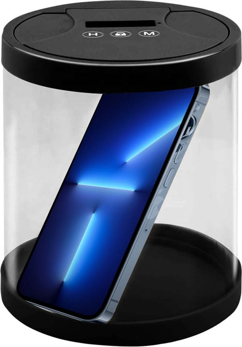 IMoshion Telefoon Kluis Met Tijdslot - Elektronische Telefoonkluis - Focus Box - Geen Afleiding En Bewezen Effectief - Zwart 1 IMoshion Telefoon Kluis Met Tijdslot - Elektronische Telefoonkluis - Focus Box - Geen Afleiding En Bewezen Effectief - Zwart