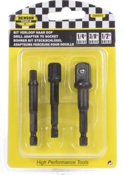 Benson Boormachine Verloop Naar Dop 1/4" - 3/8" - 1/2" -Makita || Merkloos || Stanley Verkoopwinkel 843x1200 5