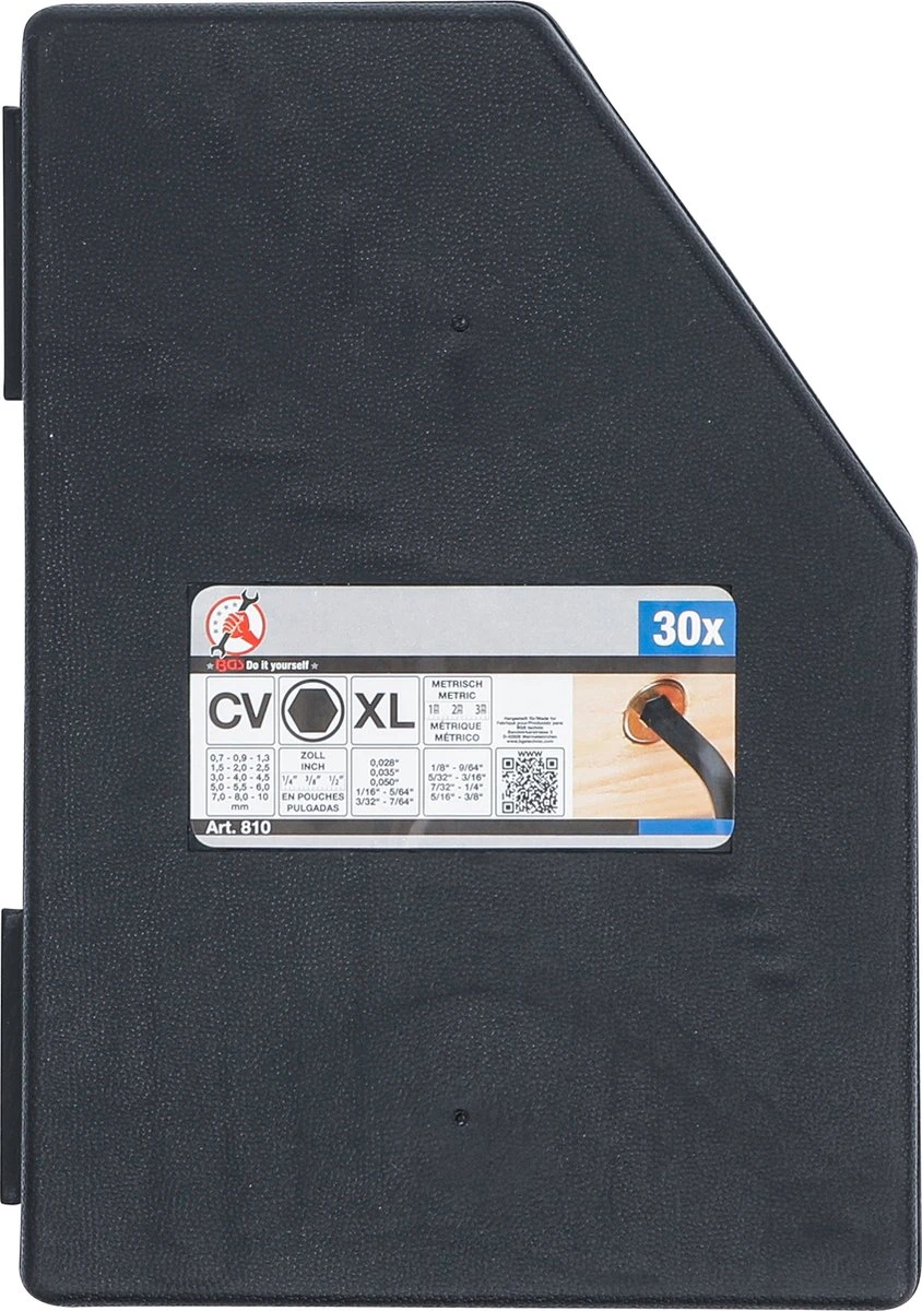 BGS Inbussleutel Set – Millimeter En Inch – Type 810 5 BGS Inbussleutel Set – Millimeter En Inch – Type 810 - Afbeelding 5