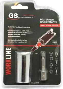 GS Gator Grip Universele Dopsleutel 7 Tot 19mm - 1/4'' En 3/4'' - Incl. Universele Adapter -Makita || Merkloos || Stanley Verkoopwinkel 844x1200 3