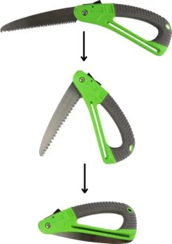 Orange85 Takkenzaag - Snoeizaag - Handzaag - Inklapbaar - Groen - 39x9x1cm - Kunststof