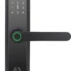 Apeiron Smart Lock - Slim Deurslot - Werkt Op Batterijen & App - Deurklink Met Vingerafdruk - Deurklink Met App - Intelligent Smartlock - Wi-Fi Deurklink - Codevergrendeling - Kantoorslot Smart Deurklink