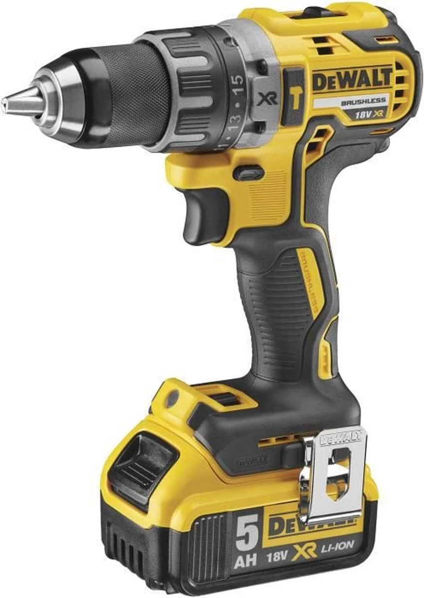 DeWalt DCD796P2 Accu Klopboormachine - 18V - 2 Accu's 8 DeWalt DCD796P2 Accu Klopboormachine - 18V - 2 Accu's - Afbeelding 8