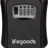 LifeGoods Sleutelkluis - Cijferslot - Sleutelkast - Wandmontage - Zwart