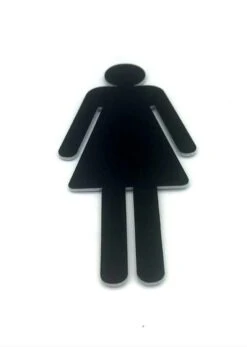 Deurbordje Toilet - WC Bordjes – Tekstbord WC – Toilet Bordje – Heren Dames – Man Vrouw - Bordje – Zwart - Pictogram – Set Van 2 - Zelfklevend – 5,5 Cm X 15 Cm X 1,6 Mm - 5 Jaar Garantie -Makita || Merkloos || Stanley Verkoopwinkel 855x1200 8