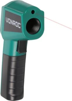 VONROC Digitale Infrarood Thermometer – Laser – Meetbereik -40°C Tot 530°C – Incl. 2 Batterijen -Makita || Merkloos || Stanley Verkoopwinkel 860x1200