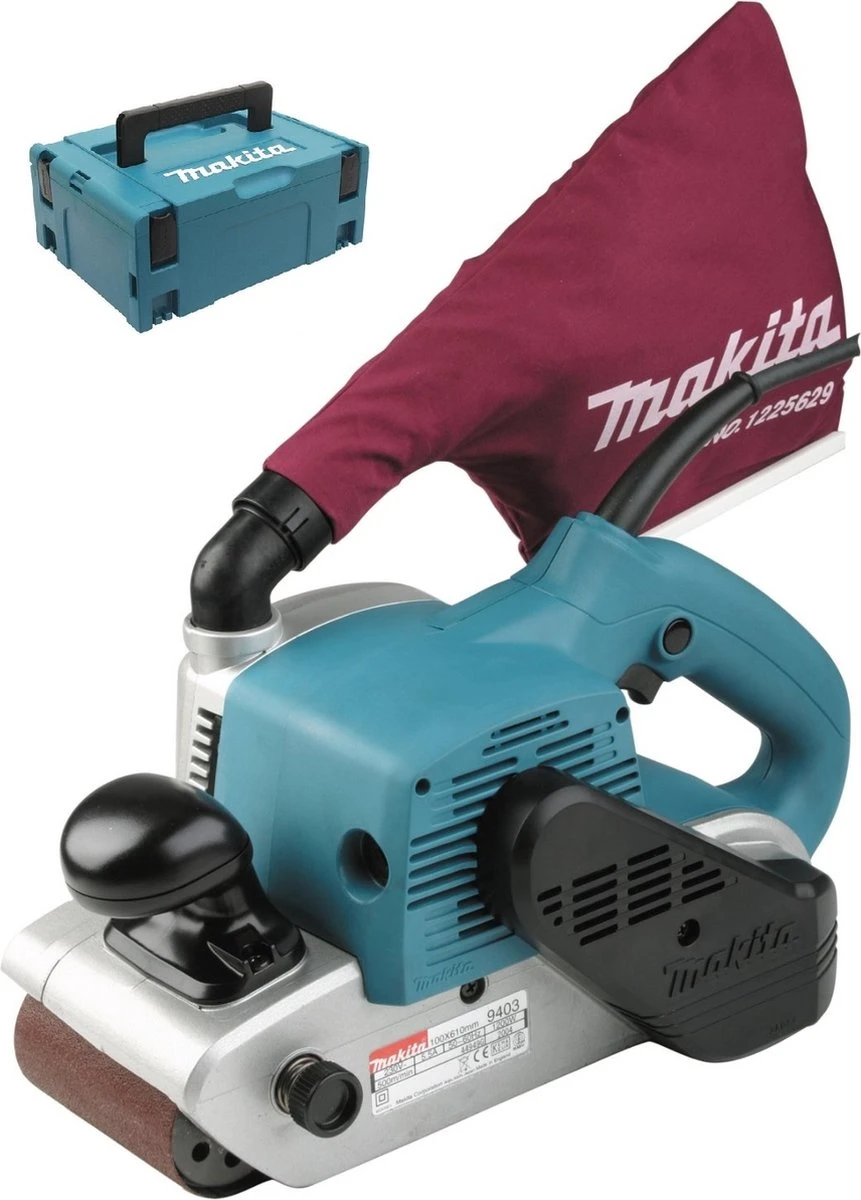 Makita 9403J Bandschuurmachine In Mbox - 1200W - 100 X 610mm 1 Makita 9403J Bandschuurmachine In Mbox - 1200W - 100 X 610mm