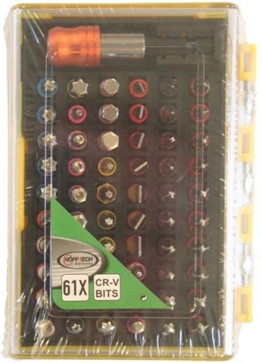 Bitset Professional - Gereedschap - 61 Delig - Professioneel - Met Kleurcode - 61 Dlg 10 Bitset Professional - Gereedschap - 61 Delig - Professioneel - Met Kleurcode - 61 Dlg - Afbeelding 10