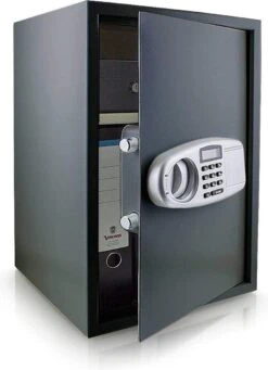 Merkloos Elektronische Kluis / Archiefkluis - Donkergrijs - Incl. Digitaal Scherm