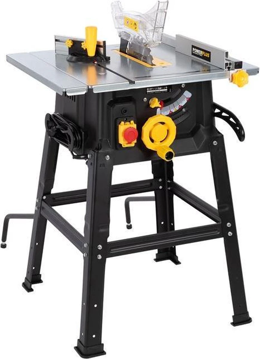 Powerplus POWX07590 Zaagtafel - Tafelzaagmachine Met Onderstel - 1700W - 210mm Zaagblad - Incl. 24 Tanden Cirkelzaag Blad Voor Hout, Parallelgeleider, Aansluiting Voor Stofzuiger - Stevig En Gebruiksvriendelijk 11 Powerplus POWX07590 Zaagtafel - Tafelzaagmachine Met Onderstel - 1700W - 210mm Zaagblad - Incl. 24 Tanden Cirkelzaag Blad Voor Hout, Parallelgeleider, Aansluiting Voor Stofzuiger - Stevig En Gebruiksvriendelijk - Afbeelding 11