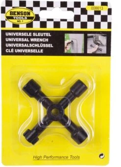 Benson Universele 4 Weg - Schakelkastsleutel / Paaltjessleutel Zwart -Makita || Merkloos || Stanley Verkoopwinkel 873x1200 2