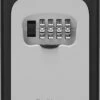EarKings Sleutelkluis Sleutelkastje Inclusief Wandmontage - Sleutelkluisje Met Code Voor Buiten - Kluisje Met Cijferslot Grijs