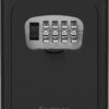 EarKings Sleutelkluis Sleutelkastje Inclusief Wandmontage - Sleutelkluisje Met Code Voor Buiten - Kluisje Met Cijferslot Zwart