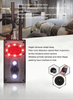 Signaal Detector Anti Tracking Device Finder Anti Afluisteren Mobiele Telefoon WiFi WLAN, Bugs, Auto GPS-signaal, Draadloze Camera's -Makita || Merkloos || Stanley Verkoopwinkel 880x1200