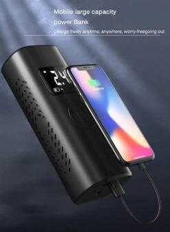 Auto Luchtcompressor, 150PSI Elektrische Draagbare Luchtpomp Mini Handheld Batterij Band Inflator 6000mAh Power Bank LED Noodverlichting Voor Auto Motor Fiets Bal -Makita || Merkloos || Stanley Verkoopwinkel 880x1200 4