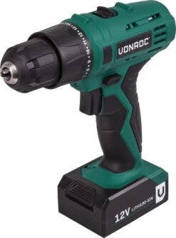VONROC Accuboormachine – 12V Li-Ion – Incl. Aluminium Opbergkoffer, 46 Accessoires, 1x Accu & Lader 10 VONROC Accuboormachine – 12V Li-Ion – Incl. Aluminium Opbergkoffer, 46 Accessoires, 1x Accu & Lader -Makita || Merkloos || Stanley Verkoopwinkel 887x1200 3