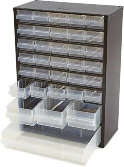 Raaco - Metalen Ladekast - 34 Laden - Incl. 10 Tussenschotten -Makita || Merkloos || Stanley Verkoopwinkel 888x1200