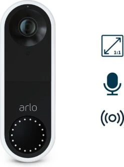 Arlo Video Deurbel - Bedraad - 1080p - HD Video - WiFi - Sirene - Wit -Makita || Merkloos || Stanley Verkoopwinkel 891x1200 4