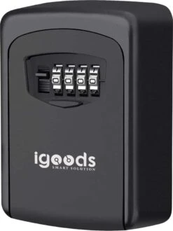 IGOODS - Robuuste Sleutelkluis Met Code Voor Buiten - Centraal Opbergen Van Sleutels Met Cijferslot - Sleutel Kastje