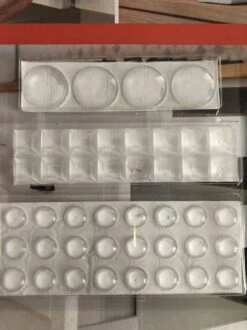 Merkloos Stootdopjes Zelf Klevende Beschermer 24x 0.10 Mm-16 X 13 X13 Mm-4 X0.18