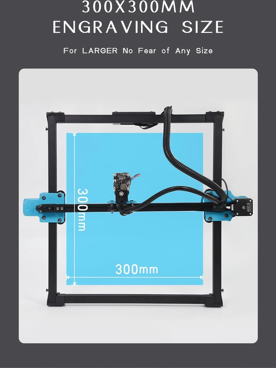 Merkloos Graveermachine | 40W Lasersnijmachine | 410 X 400 Mm | 5W Laser | Graveren | Uitsnijder | Voor Multifunctioneel Gebruik 8 Merkloos Graveermachine | 40W Lasersnijmachine | 410 X 400 Mm | 5W Laser | Graveren | Uitsnijder | Voor Multifunctioneel Gebruik - Afbeelding 8