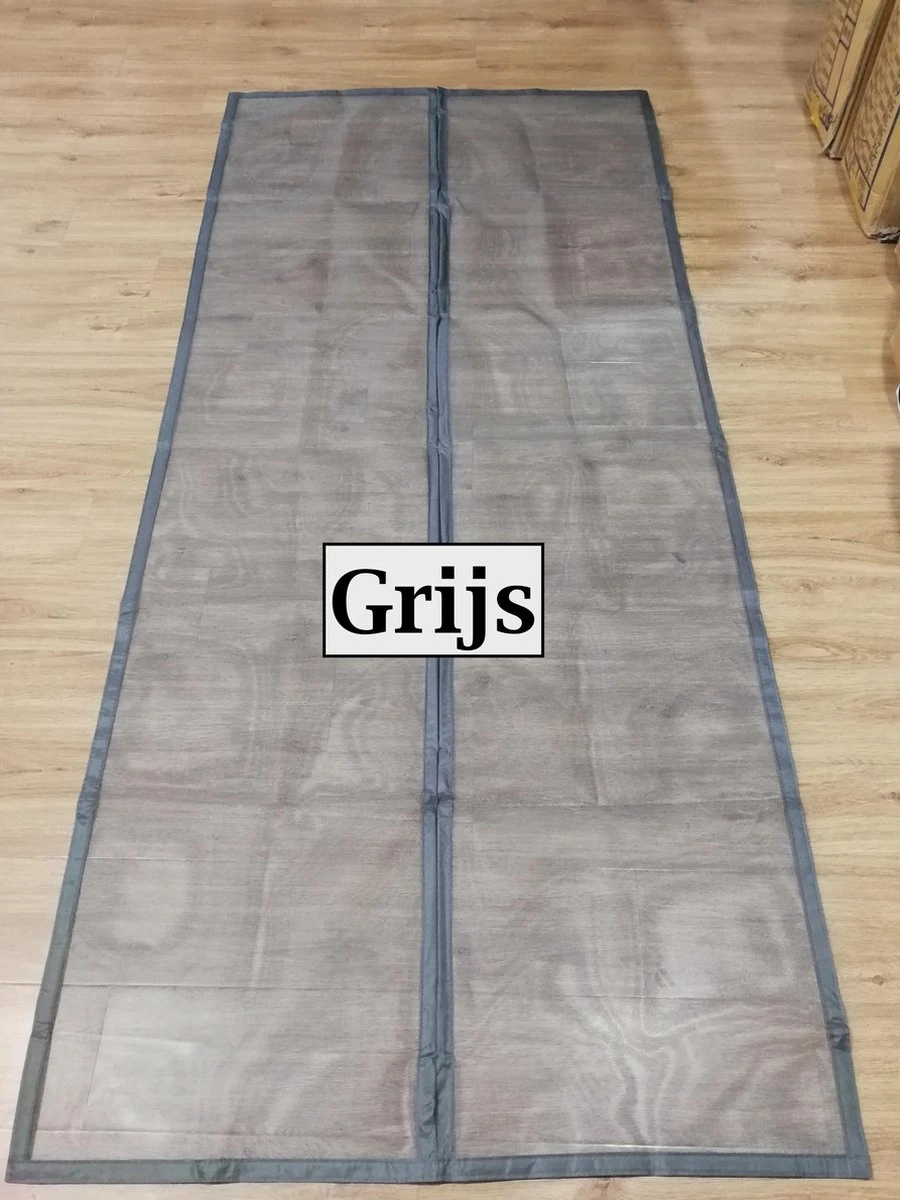 J-Pro Magnetisch Vliegengordijn - High Quality Glasvezel Deurhor- Deurgordijn - 210x101 Cm – Grijs 5 J-Pro Magnetisch Vliegengordijn - High Quality Glasvezel Deurhor- Deurgordijn - 210x101 Cm – Grijs - Afbeelding 5