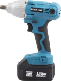 Deutsche Stahl Slagmoersleutel - Slagmoersleutel Met 2 Accu - Draadloos - Elektrische Moersleutel - Draadloos Slagschroevendraaier - Gereedschap - Impact Wrench Met LED - 20V - Incl. 4-delige Doppenset En Opbergkoffer - Blauw -Makita || Merkloos || Stanley Verkoopwinkel 901x1200 6