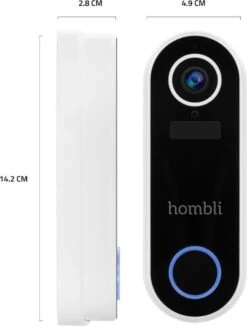 Hombli Smart Doorbell 2 - Slimme Video Deurbel - Ingebouwde Camera - WiFi - Wit -Makita || Merkloos || Stanley Verkoopwinkel 909x1200 8