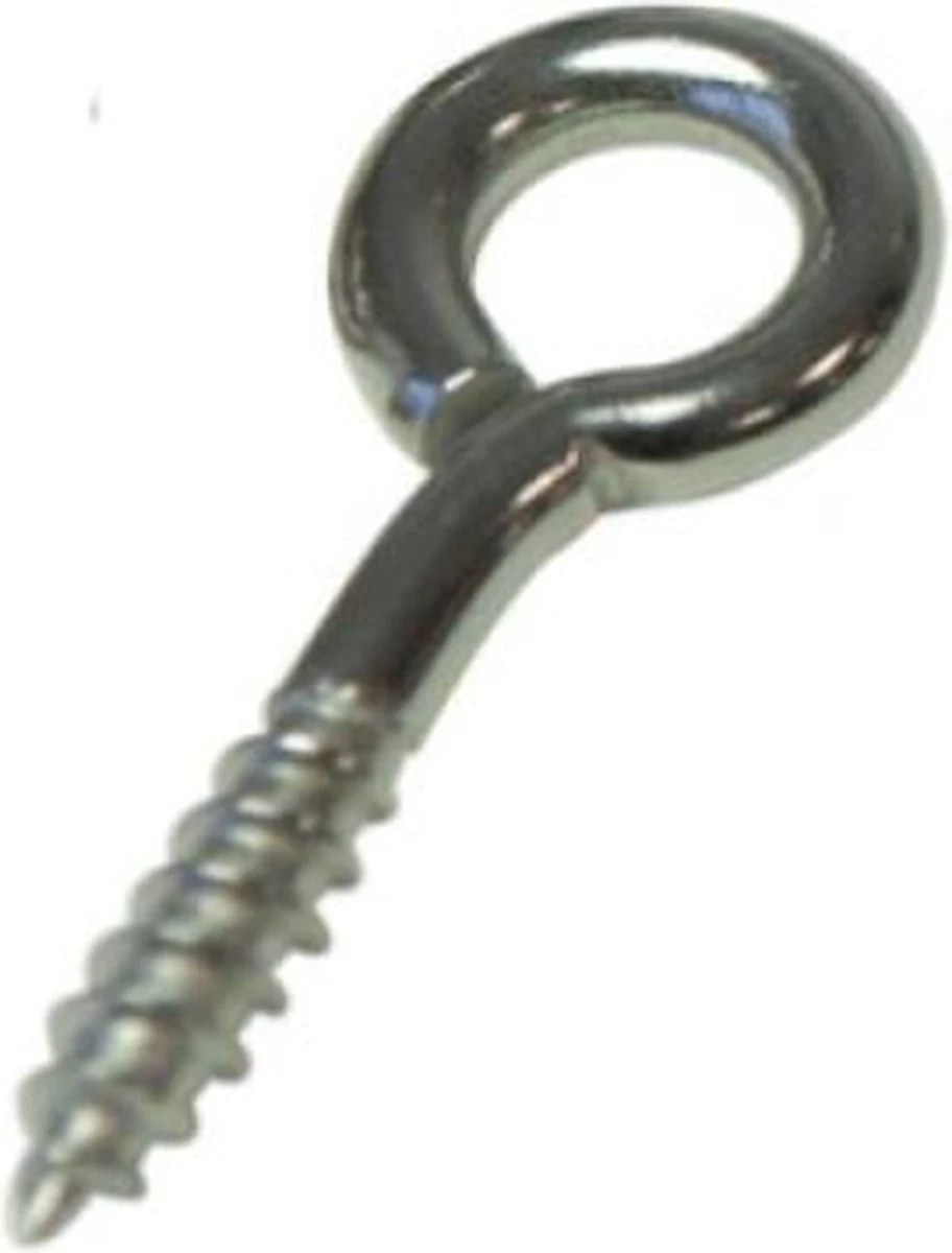 PD® - Windhaak 12cm - Windhaak Met Schroefoog 120mm - Deurvastzetter Voor Buiten En Binnen - Haak Voor Het Open Houden Van Deuren 2 PD® - Windhaak 12cm - Windhaak Met Schroefoog 120mm - Deurvastzetter Voor Buiten En Binnen - Haak Voor Het Open Houden Van Deuren - Afbeelding 2