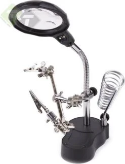 Benson Derde Handje Met LED Vergrootglas - Soldeerbout Houder -Makita || Merkloos || Stanley Verkoopwinkel 917x1200 6