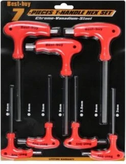 Benson Inbussleutelset - Inbus Met T-greep - 7 Delig -Makita || Merkloos || Stanley Verkoopwinkel 918x1200