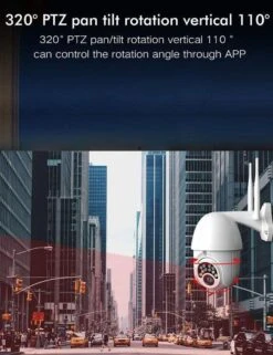 Kunststof Behuizing Waterdichtheid IP66 WIFI Dome IP Camera - Buiten - Draai- En Kantelbaar - FULL HD 1080P 11 Kunststof Behuizing Waterdichtheid IP66 WIFI Dome IP Camera - Buiten - Draai- En Kantelbaar - FULL HD 1080P -Makita || Merkloos || Stanley Verkoopwinkel 923x1200 9