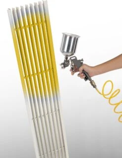 Powerplus POWAIR0105 Pneumatisch Verfpistool - Verfspuit - Max. Druk: 4bar - 600ml Bovenbeker - Spuitbreedte 160-240mm -Makita || Merkloos || Stanley Verkoopwinkel 926x1200 1