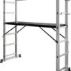 ALDORR Home - 2x6 Multifunctionele Kamersteiger - Ladder - Werkhoogte 2,60 Meter