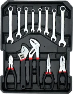 Kinzo Handgereedschapset - 187-delig - In Aluminium Rolkoffer - CR-V-Staal -Makita || Merkloos || Stanley Verkoopwinkel 935x1200 1