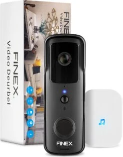Finex™ Draadloze Video Deurbel - Inclusief Binnenbel & Batterijen - WiFi - Dag En Nachtmodus - Bestuurbaar Via Telefoon - Zonder Abonnement - Deurbel Met Camera -Makita || Merkloos || Stanley Verkoopwinkel 939x1200