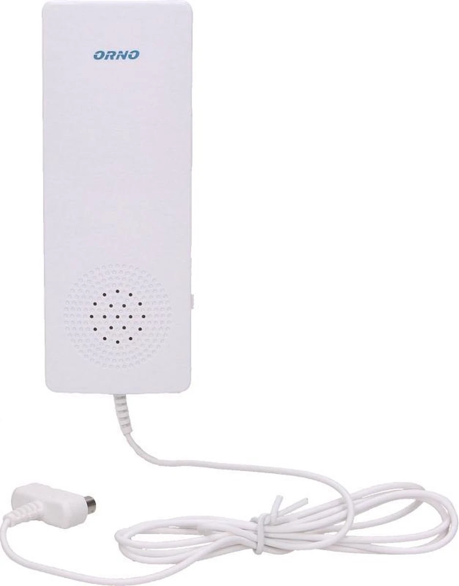 Draadloze Watermelder Met Externe Sensor - Waterlekkage Alarm - Werkt Op 3x AAA Batterijen 1 Draadloze Watermelder Met Externe Sensor - Waterlekkage Alarm - Werkt Op 3x AAA Batterijen