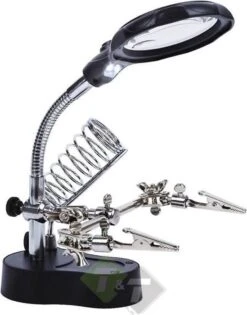 Benson Derde Handje Met LED Vergrootglas - Soldeerbout Houder -Makita || Merkloos || Stanley Verkoopwinkel 940x1200 7