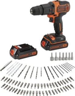 Black & Decker BLACK+DECKER BDCHD18BAFC-QW Accu Klopboormachine - 18V - 2 Accu's - Incl. 80 Accessoires -Makita || Merkloos || Stanley Verkoopwinkel 942x1200 4