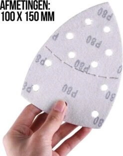 Propapier - Schuurpapier Set – 100x150MM – 90 Stuks – Schuurmachines - Verschillende Korrels Grof – Voorstuk Draaibaar - Perforatiegaten -Makita || Merkloos || Stanley Verkoopwinkel 943x1200 3