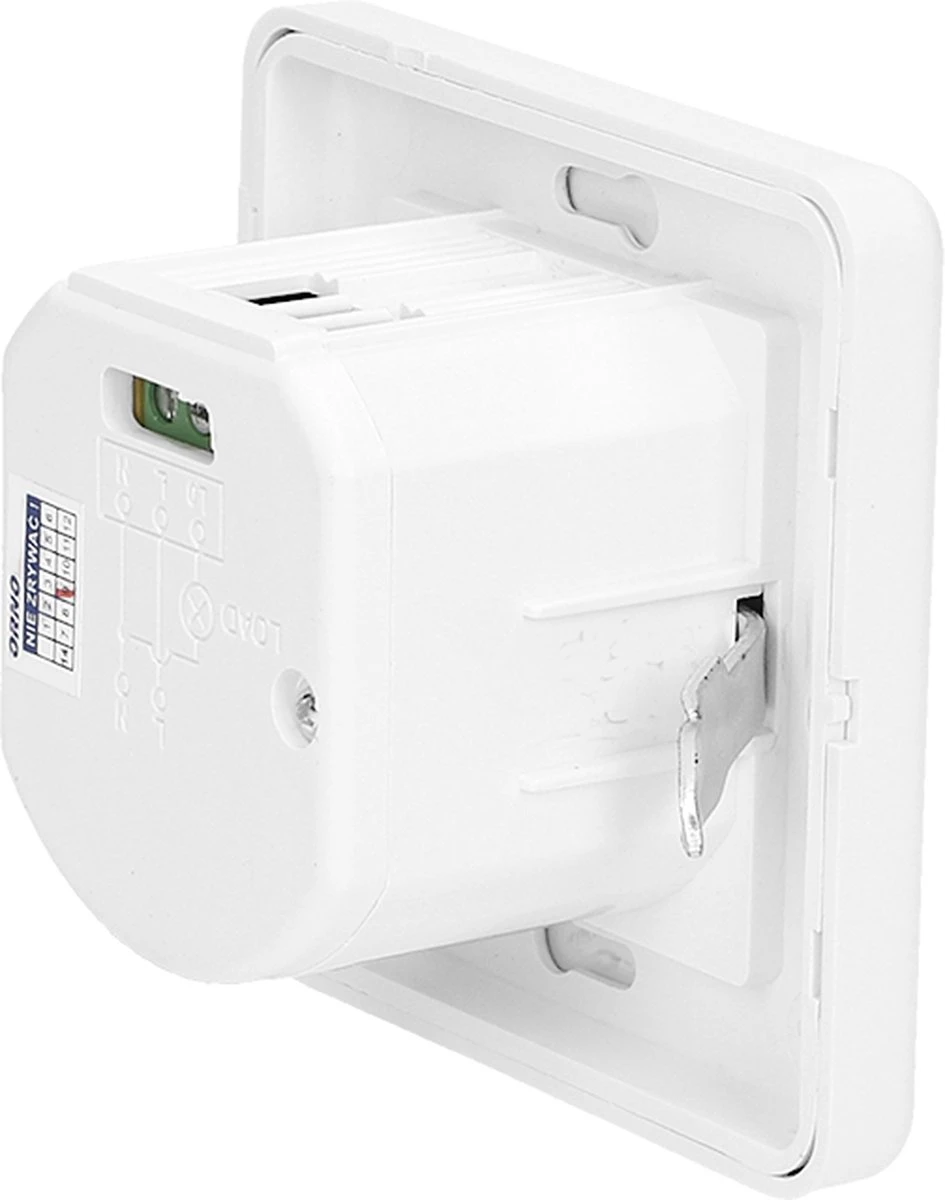 PIR Bewegingsmelder - 160 ° Detectie - Wand Inbouw - 9 Meter Bereik - Wit - 1200 Watt 7 PIR Bewegingsmelder - 160 ° Detectie - Wand Inbouw - 9 Meter Bereik - Wit - 1200 Watt - Afbeelding 7