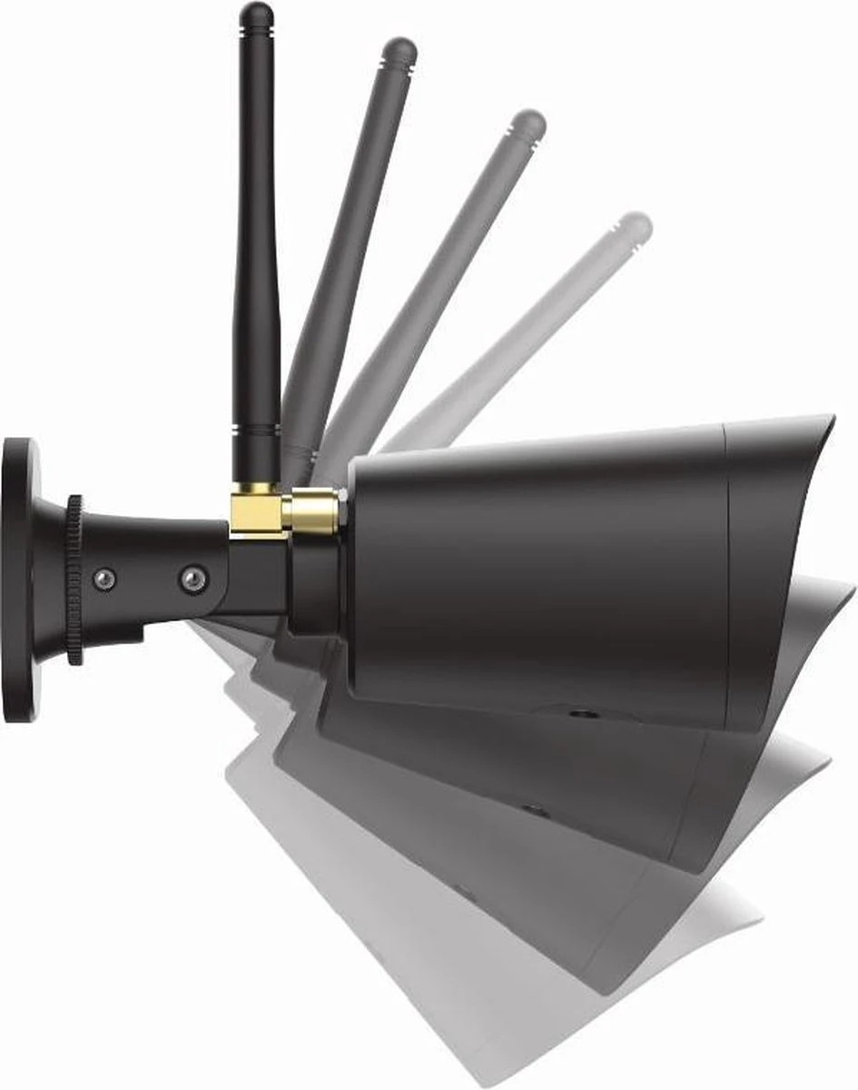 KlikAanKlikUit IPCAM-3500 - Beveiligingscamera Buiten - Zwart 9 KlikAanKlikUit IPCAM-3500 - Beveiligingscamera Buiten - Zwart - Afbeelding 9